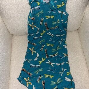 Posh Peanut Turquoise Dragonfly Print Sleepsack